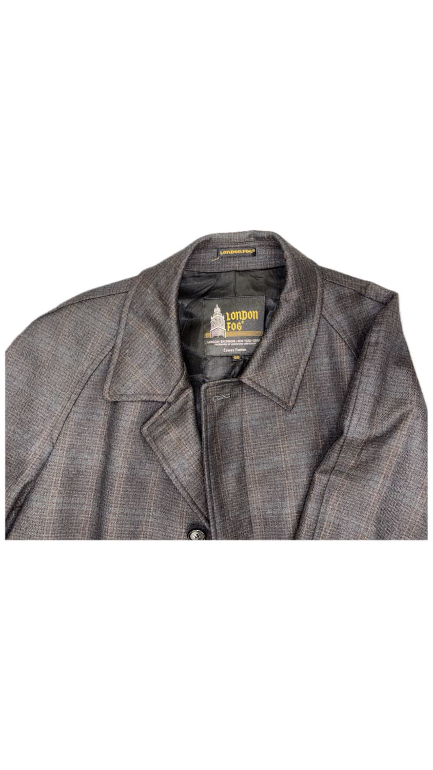 런던포그 체크 코트  상품이미지2