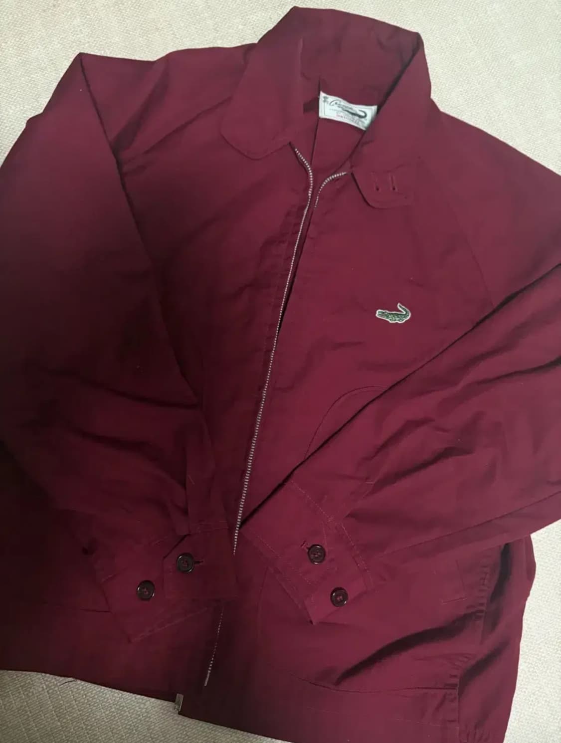 라코스테 정품 레드 버건디 자켓 상품이미지1