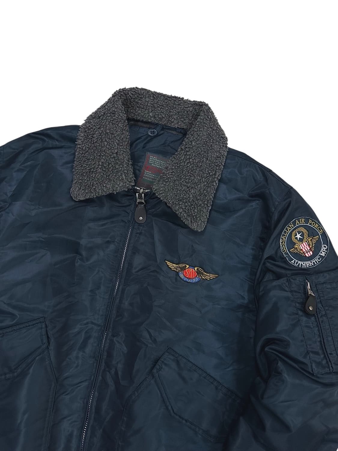 pia.t.r.d ma-1 항공점퍼 블루 (XL~2XL) 상품이미지2