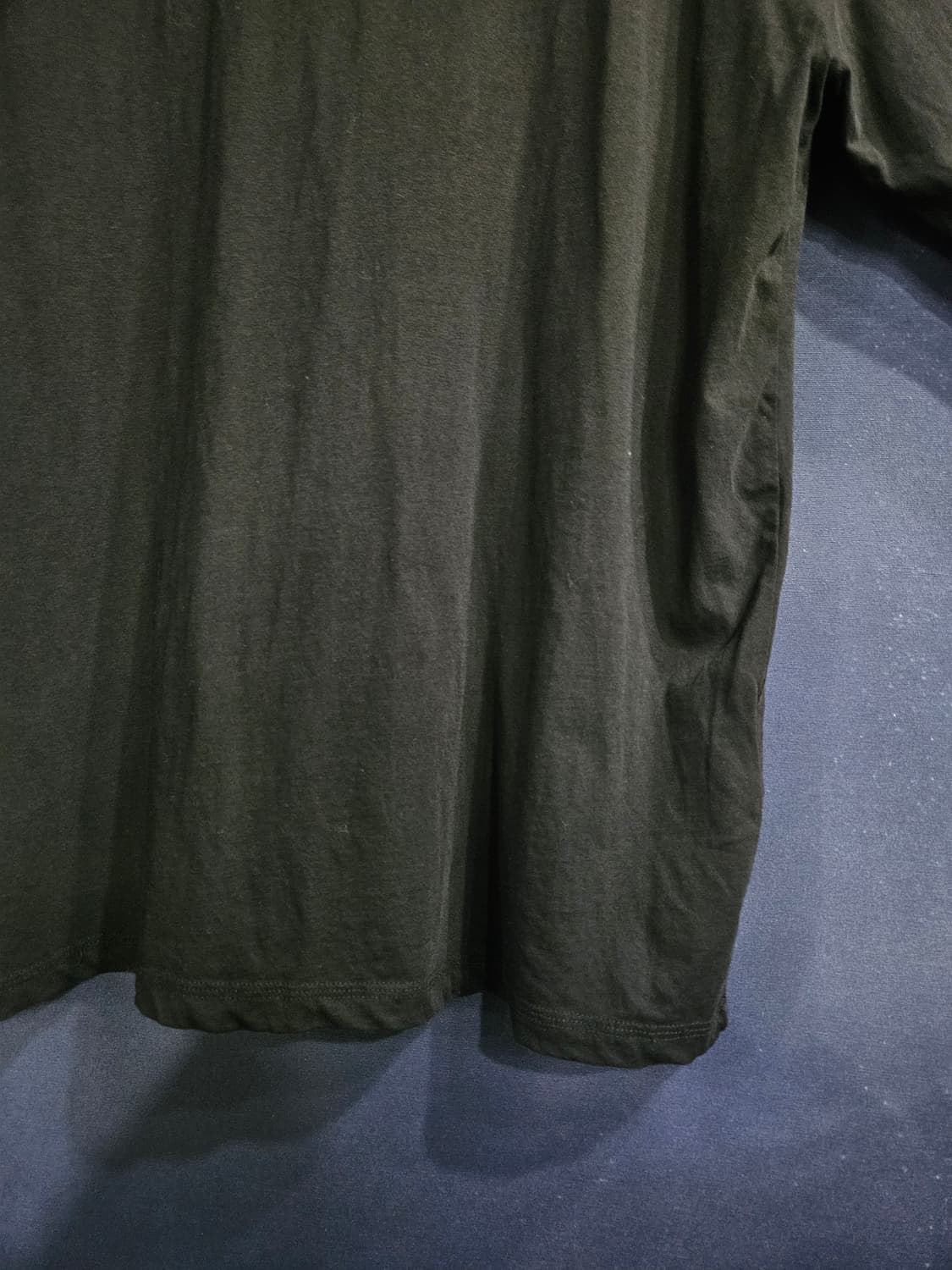 플라스틱 프로덕트 프린팅 블랙 남성 오버핏 90~95 긴팔티셔츠  상품이미지6