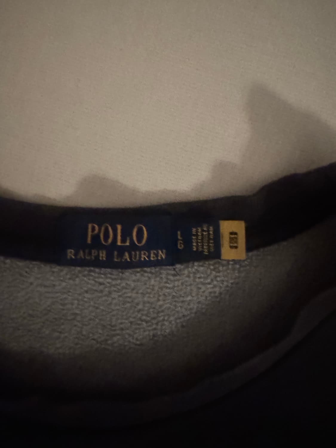 폴로 맨투맨 블랙 상품이미지2