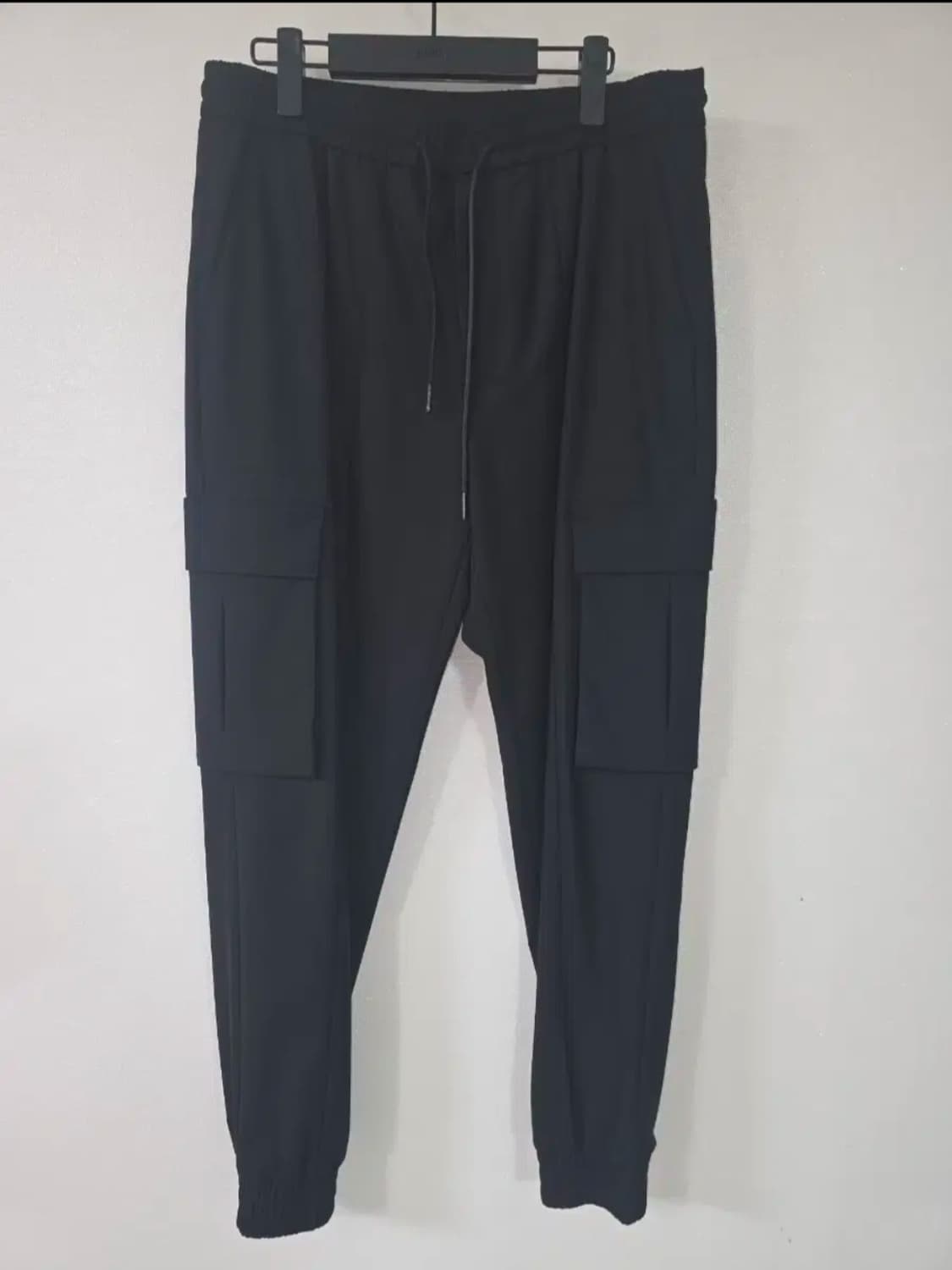 준지 22SS 블랙 울 블렌디드 카고 조거 팬츠 48 상품이미지1