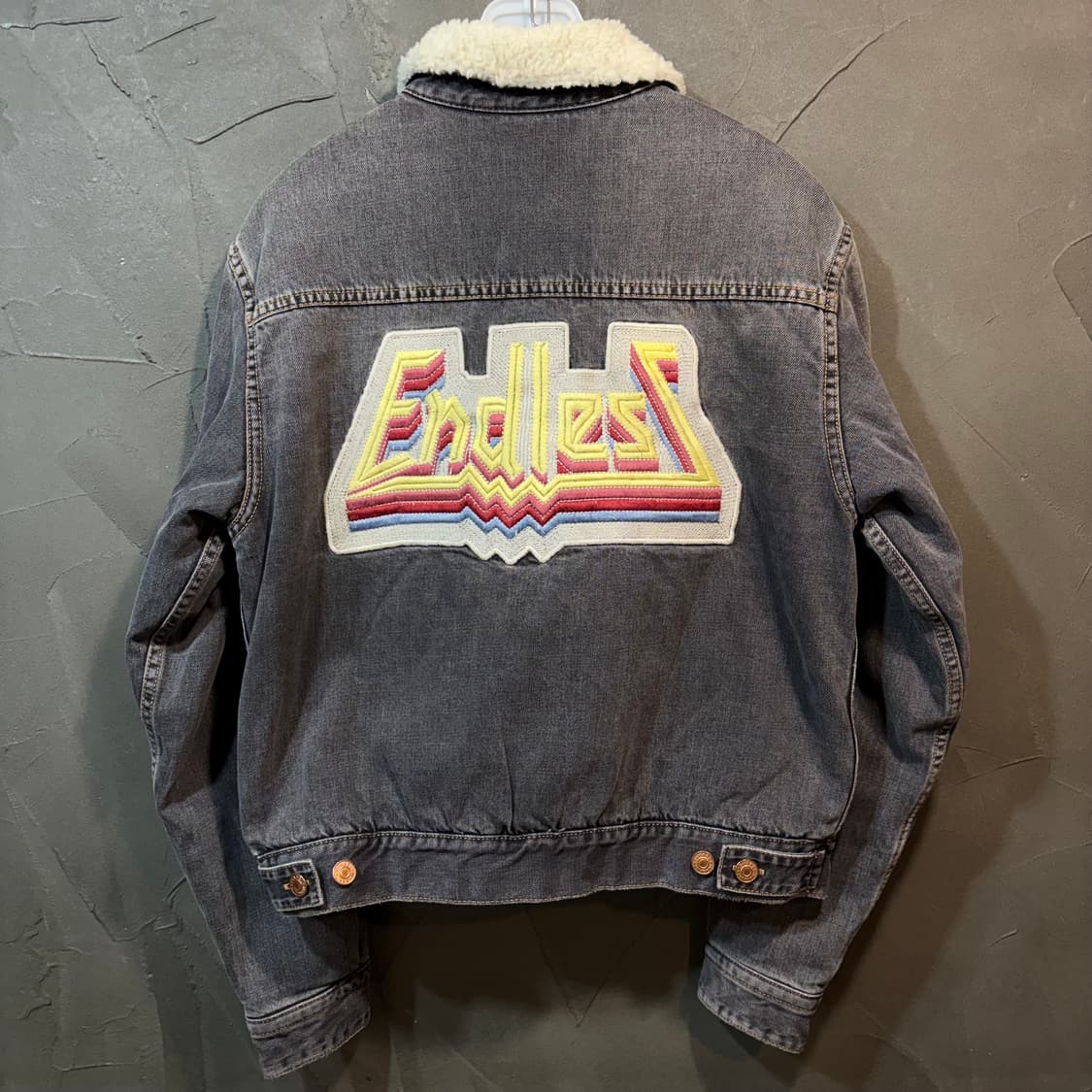 [36] ISABEL MARANT 이자벨 마랑 데님 쉐르파 자켓 상품이미지4