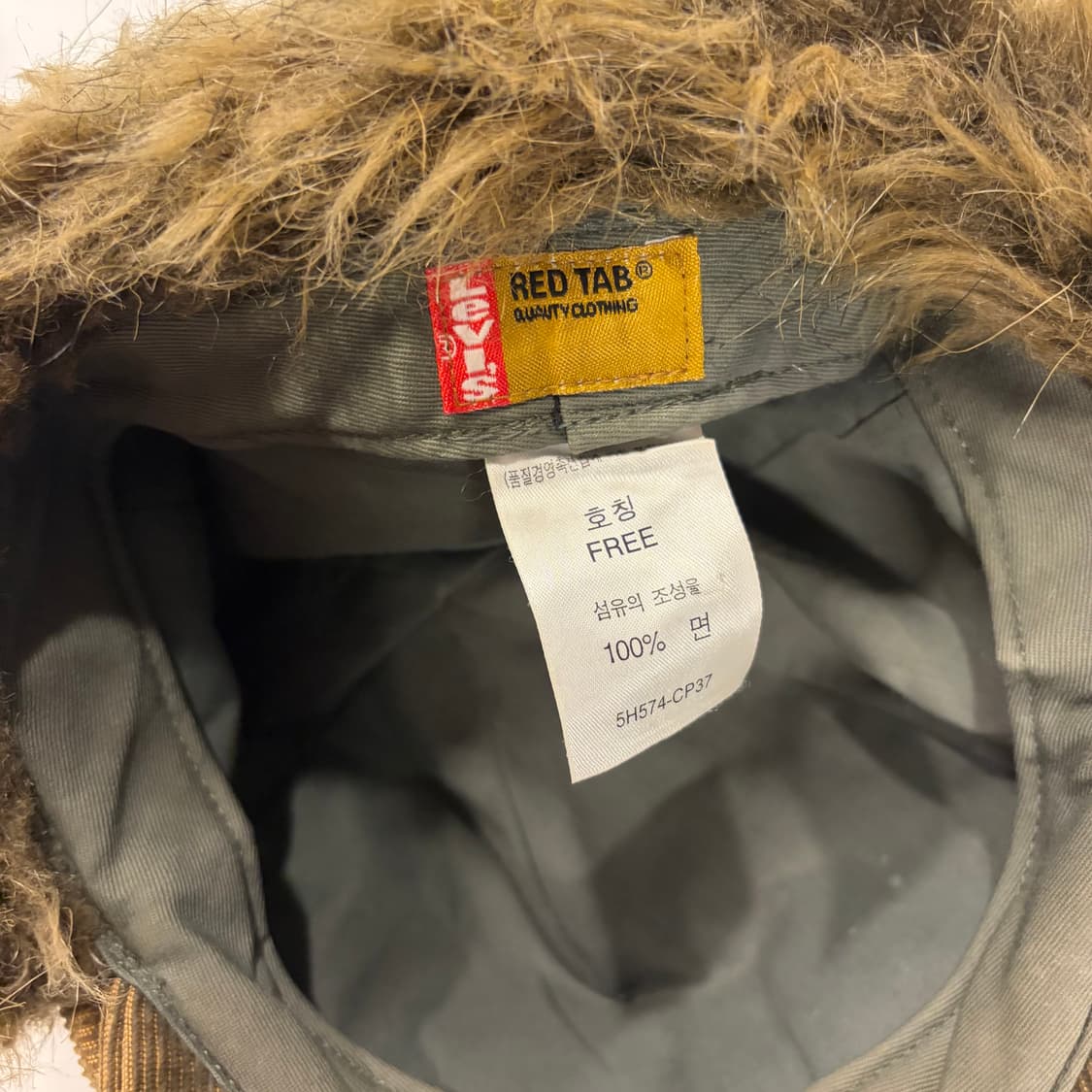 리바이스 코듀로이 퍼 트루퍼햇 귀달이 모자 상품이미지5