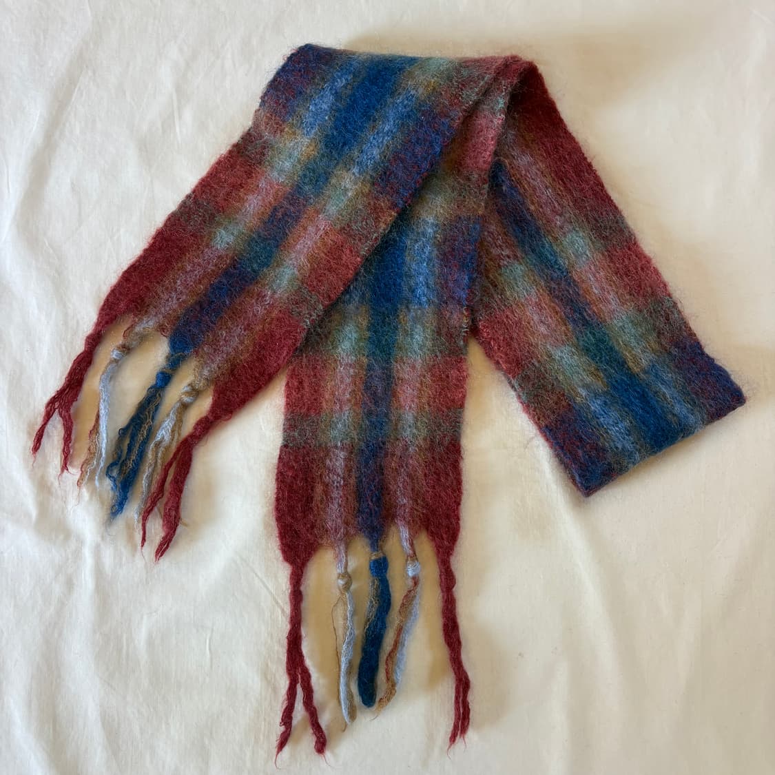 80s AUSTRALIA St. Albans 모헤어 머플러 상품이미지4