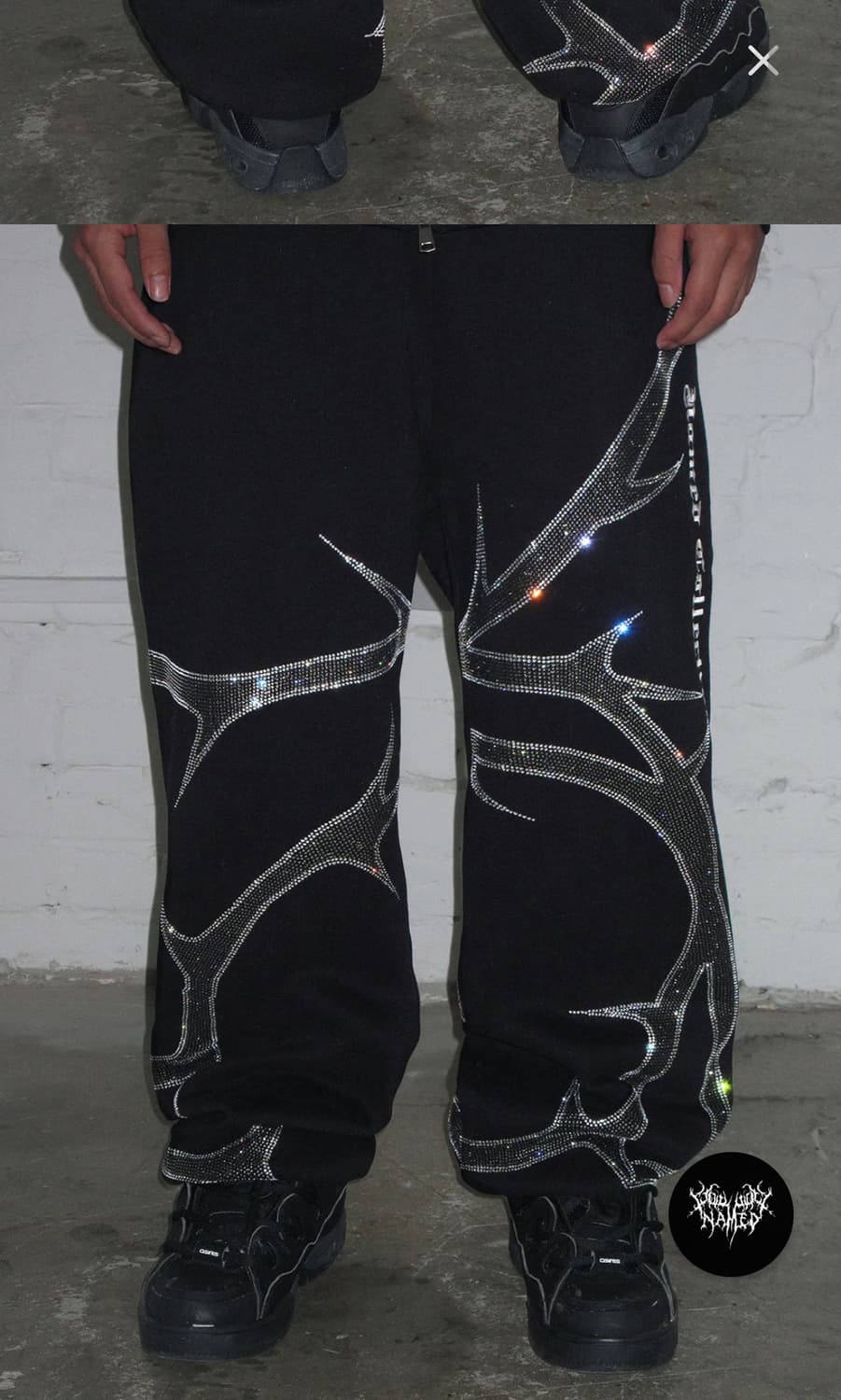 네임콜렉티브 라인스톤 셋업 상의하의 상품이미지3