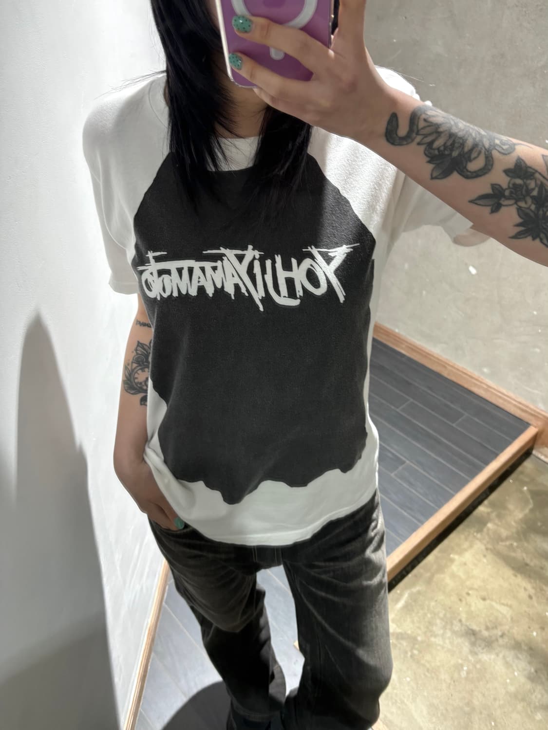 요지 야마모토 프린팅 티셔츠 상품이미지2