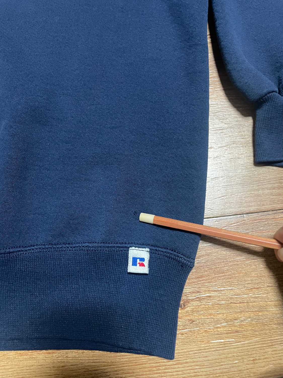 90s 러셀 애슬레틱 스웻셔츠 네이비 미제🇺🇸 상품이미지2