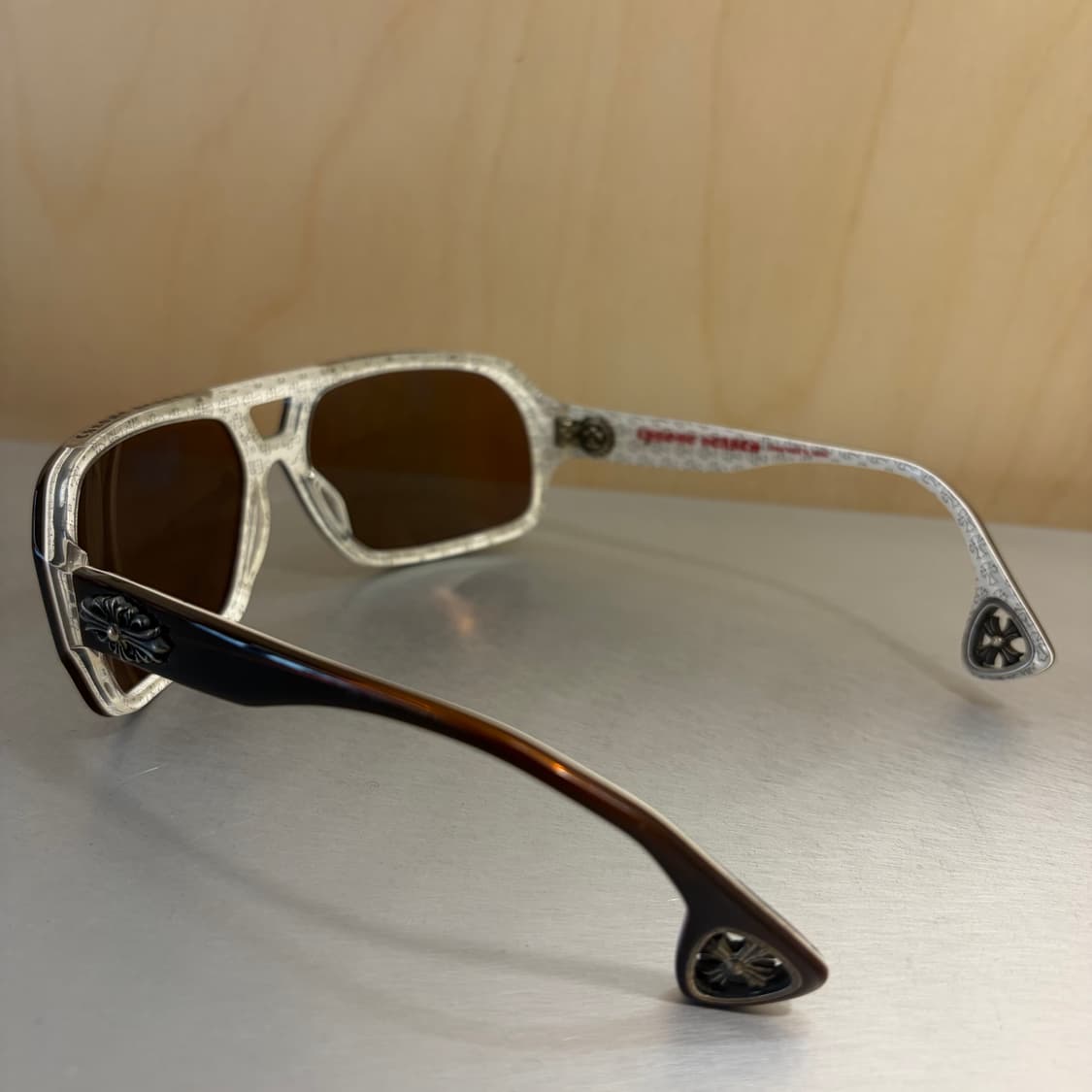 크롬하츠 BOINK 62/CWC 화이트 텍스처 보잉 선글라스 상품이미지2