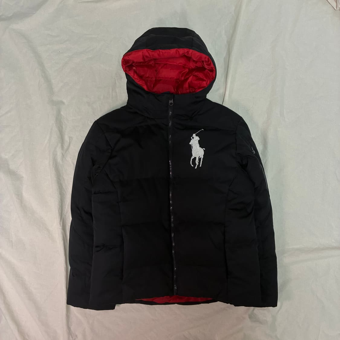 폴로 빅포니 블랙 패딩 자켓 L 상품이미지1