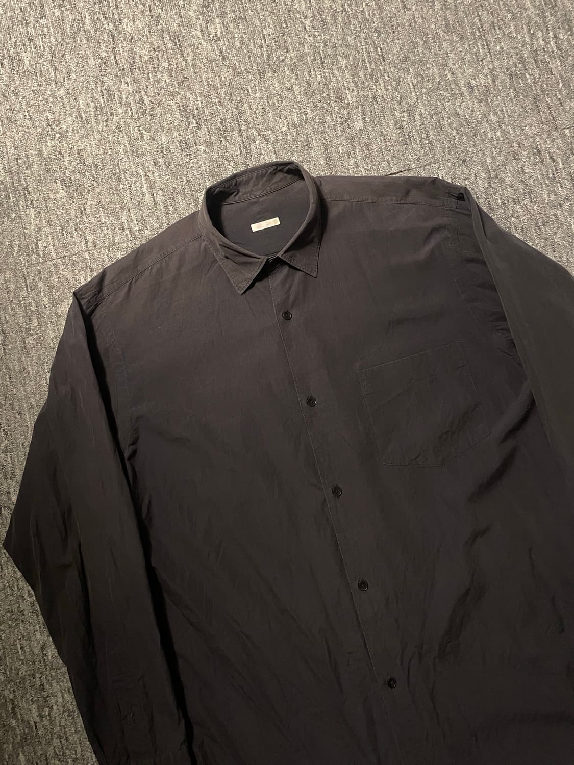 21AW 코모리 셔츠 네이비 [4] 상품이미지1