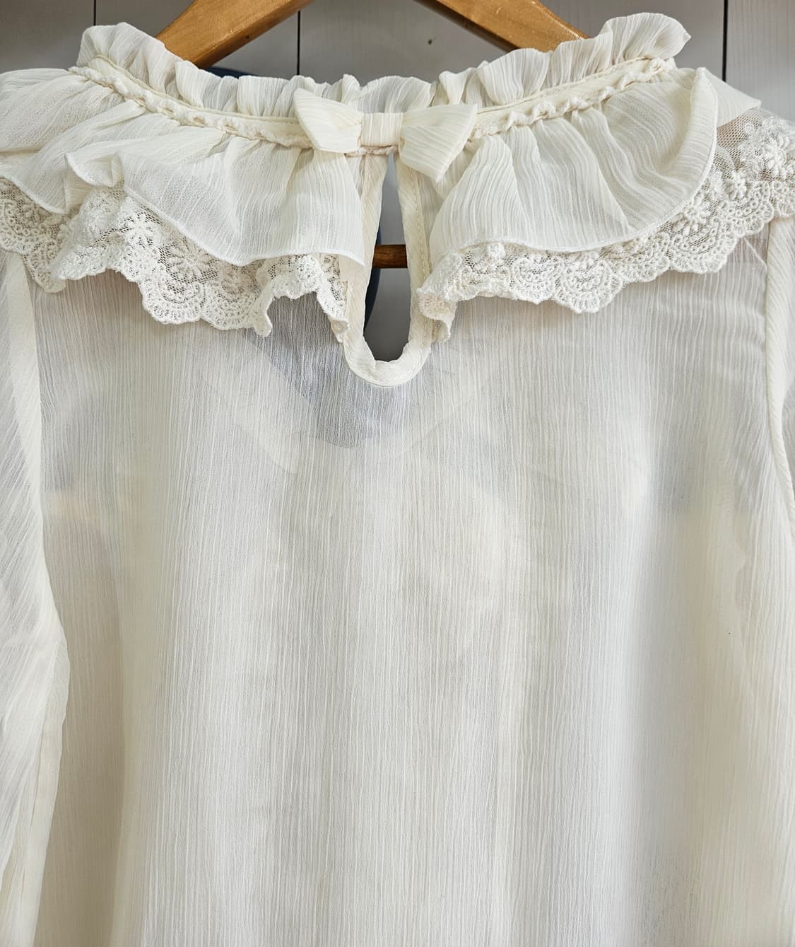 리즈리사(LIZ LISA) 러블리 리본 프릴 블라우스 상품이미지7