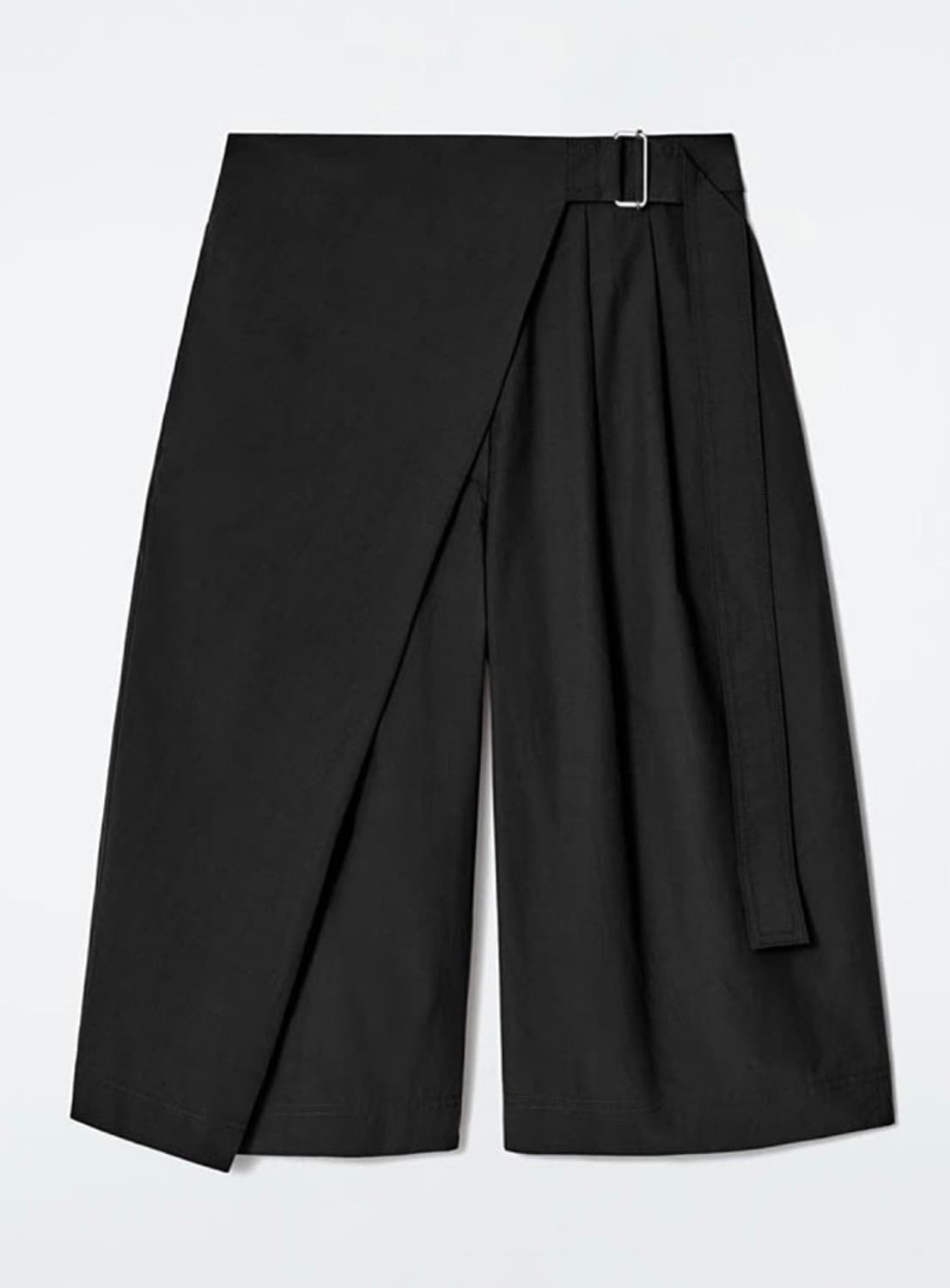 Cos 코스 벨티드 랩 프런트 코튼 쇼츠 반바지 상품이미지1