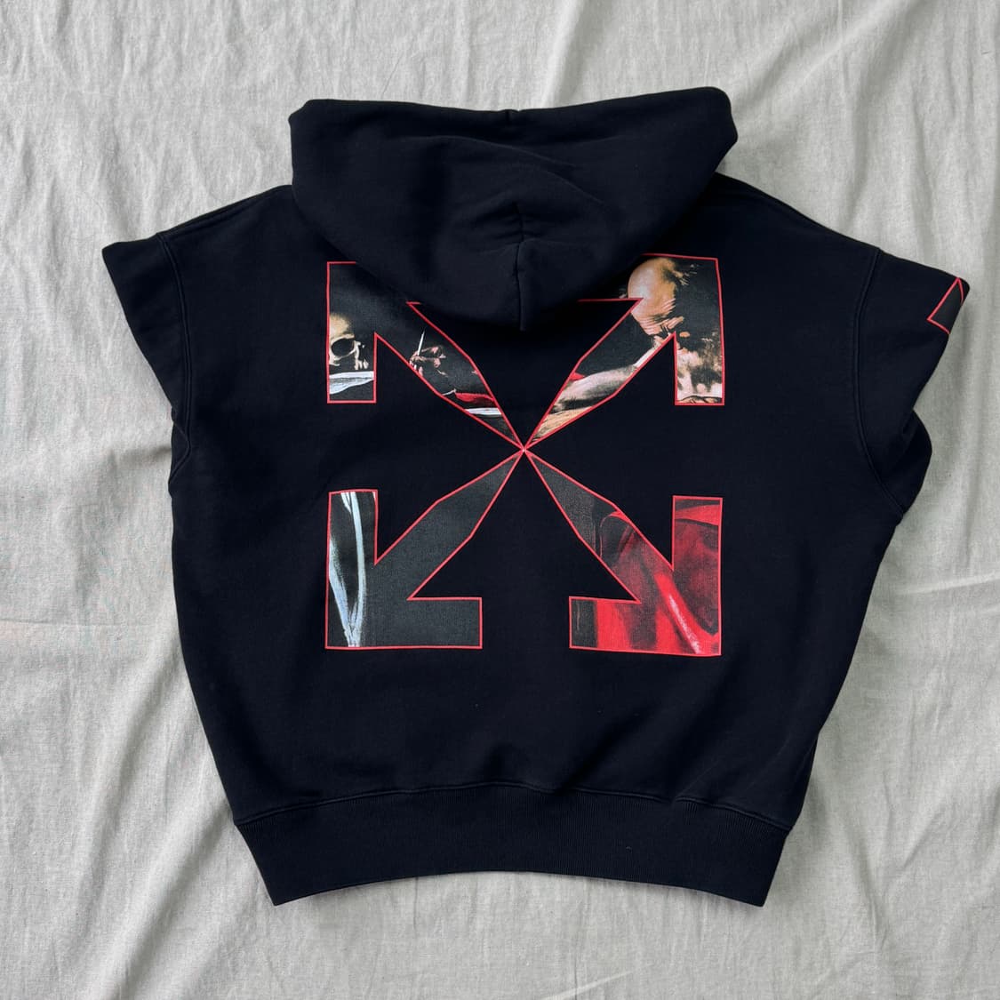 오프화이트 에로우 카라바조 후드 M 상품이미지4