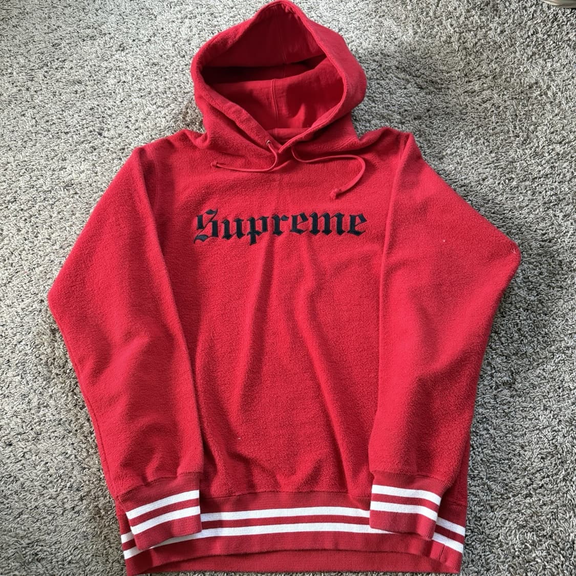 16FW 슈프림 리버스 플리스 후드티 상품이미지1