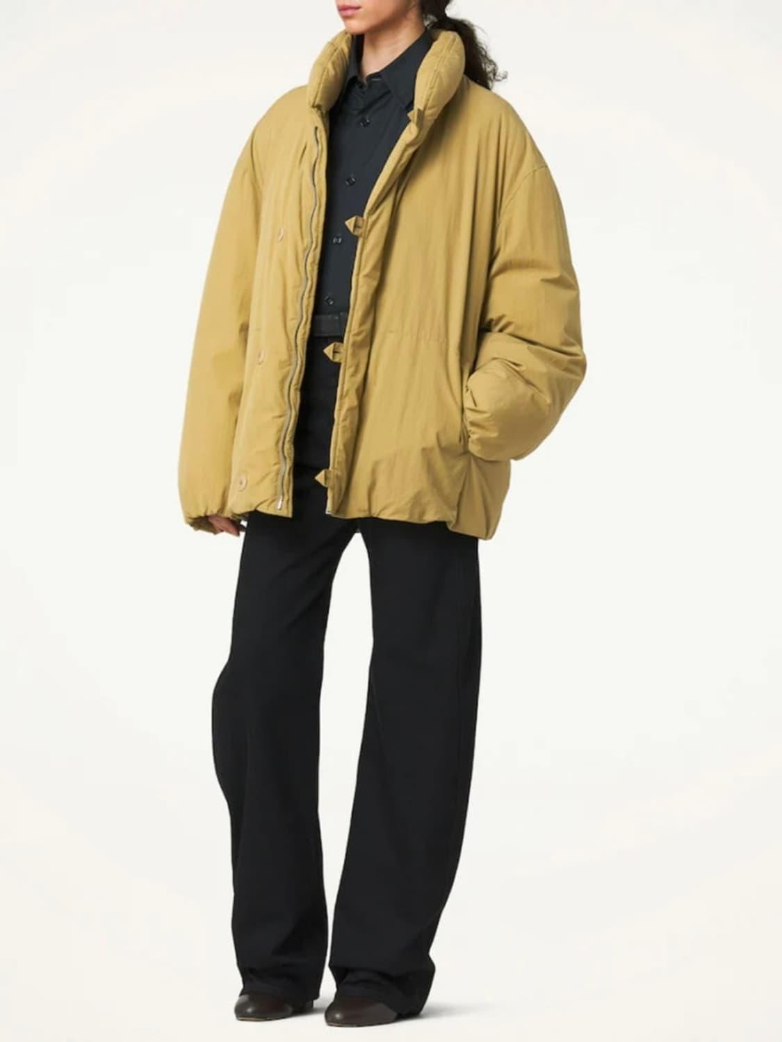 르메르 푸퍼 블루종 ochre khaki XS 판매합니다 상품이미지2