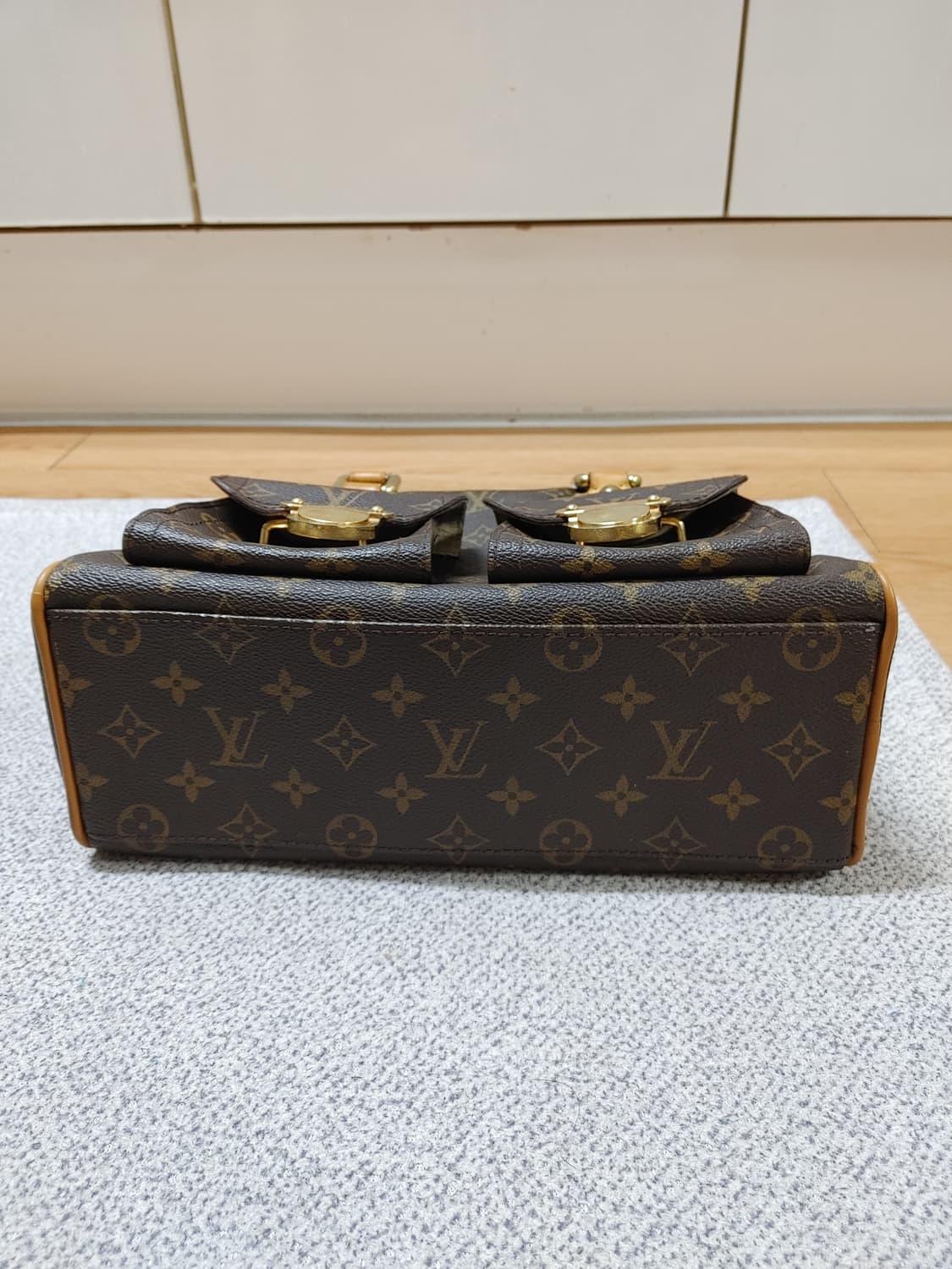 정품 클래식 루이비통 맨하탄 pm 빈티지 토트백 상품이미지5