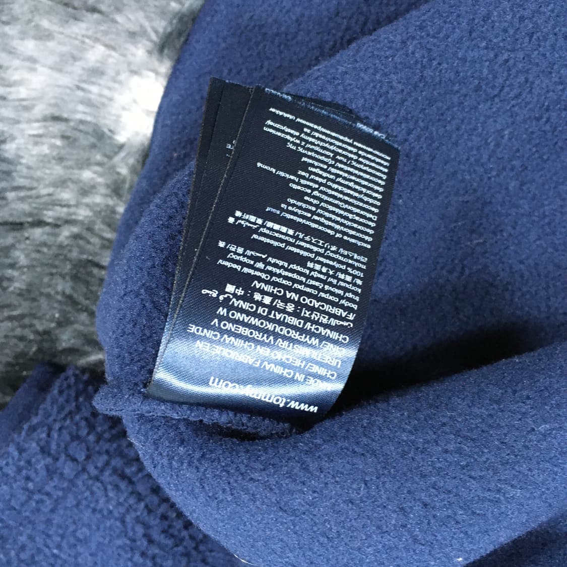 투티/0242 타미힐피거 진스 뽀글이 플리스 배색 라인 상품이미지6