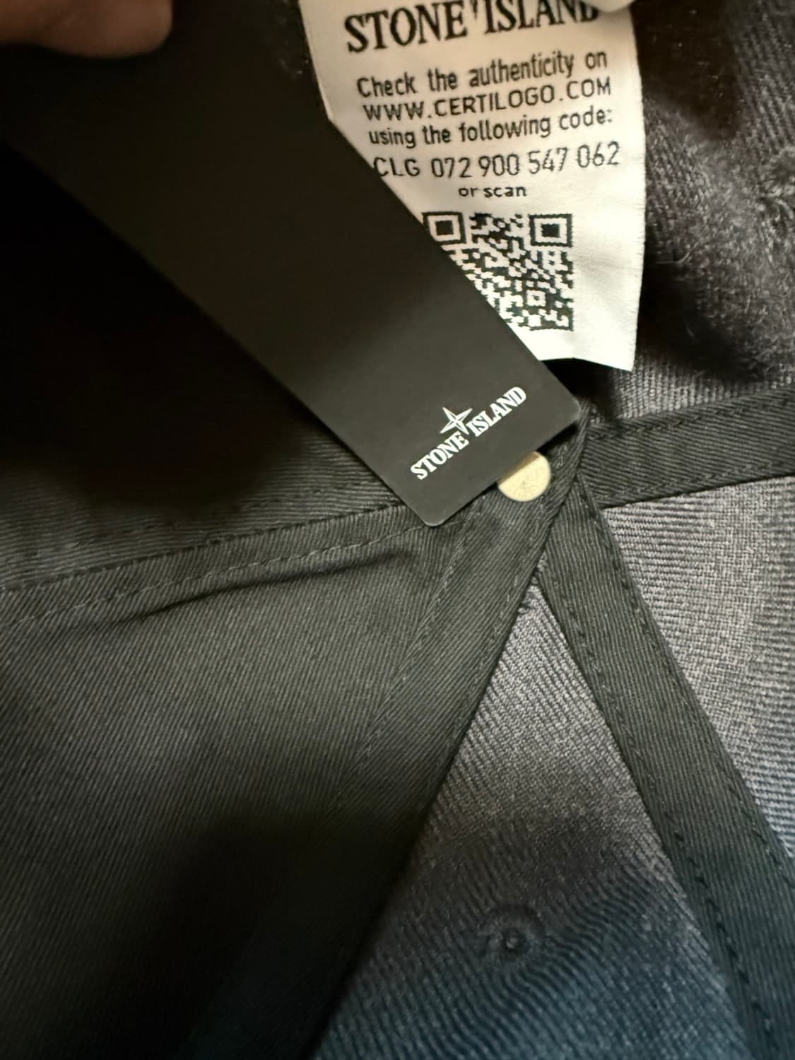 스톤아일랜드 울 블렌드 자수 베이스볼 캡 상품이미지4