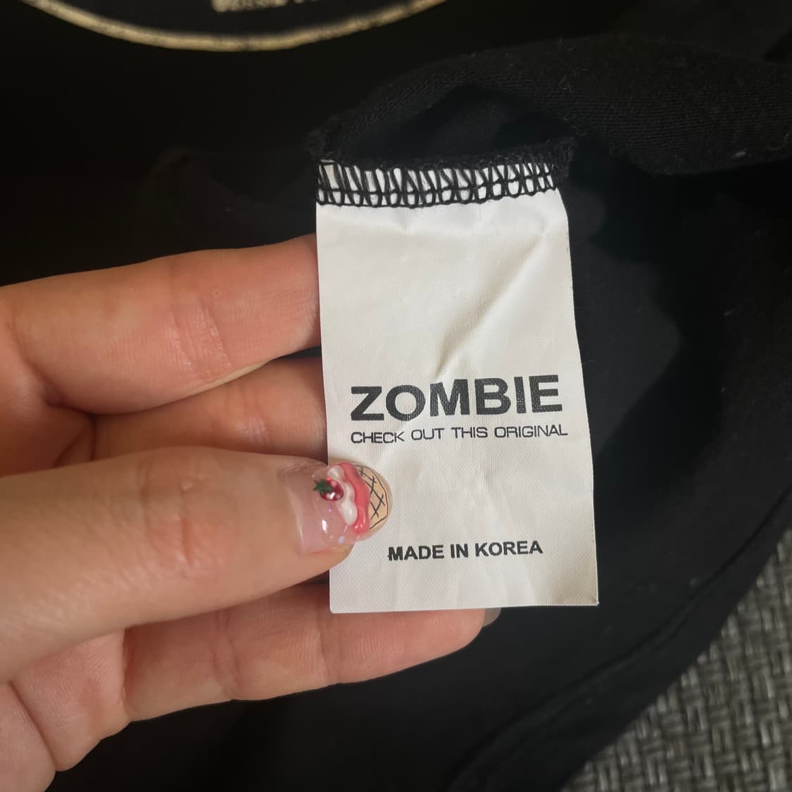 ZOMBIE ECCENTRIC 할리 프린팅 블랙 반팔티 상품이미지6