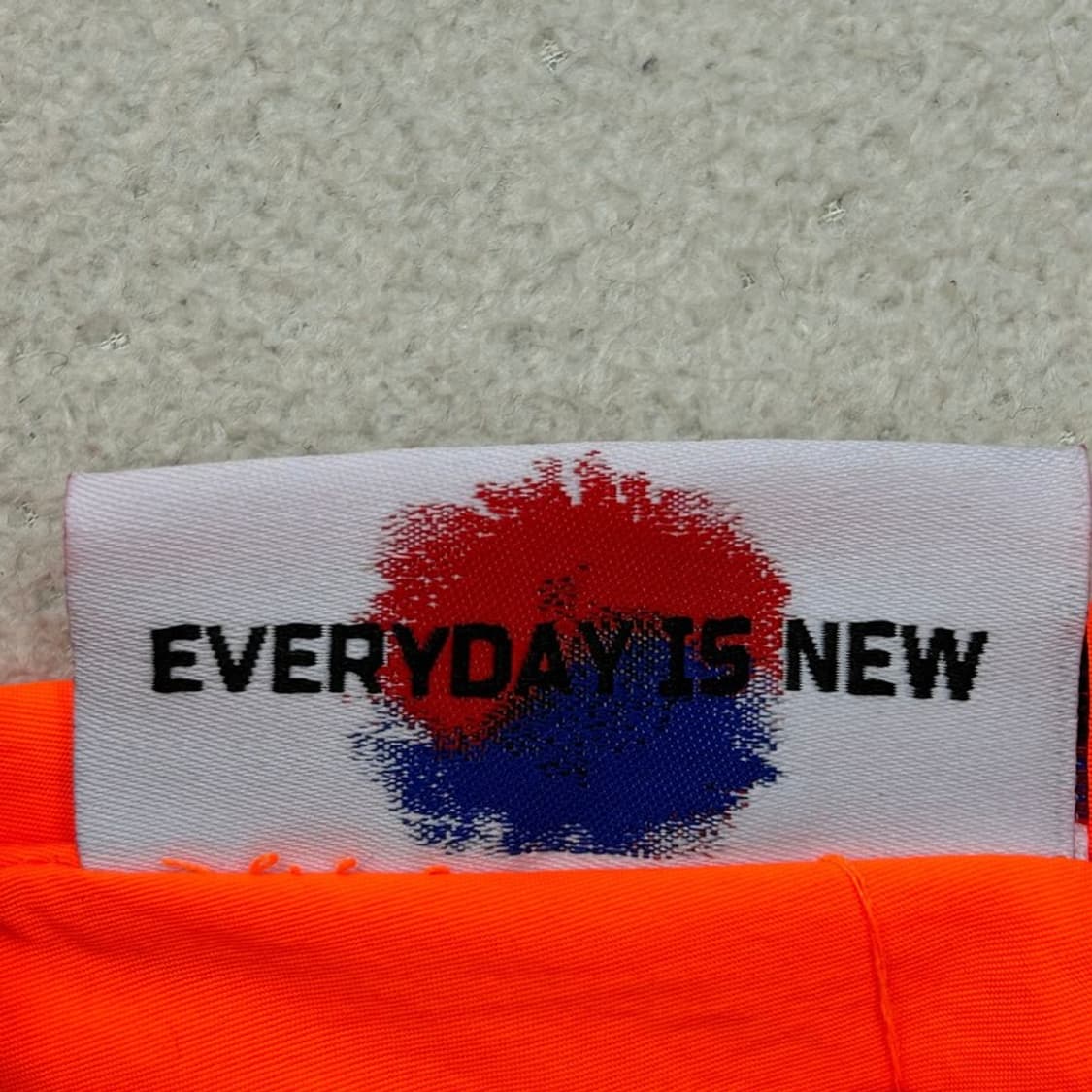 새상품 아이런 형광오렌지 아노락 바람막이 S 상품이미지8