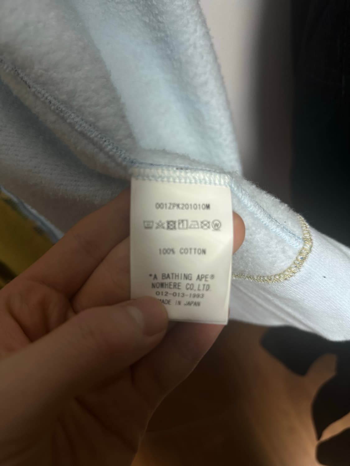 베이프 후드집업 xl 상품이미지6