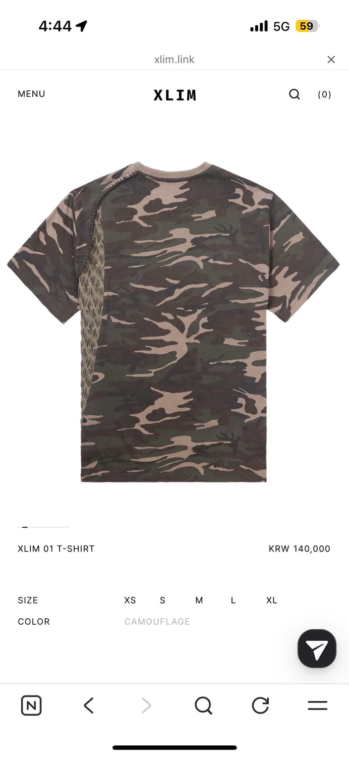 XLIM 01 T-SHIRT 상품이미지2