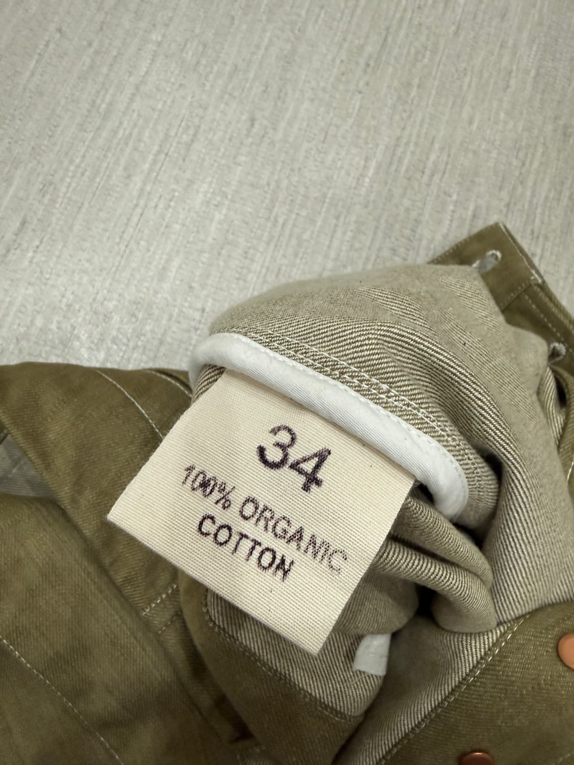 stroy mfg 브리티시 셀비지 오가닉 데님 상품이미지7