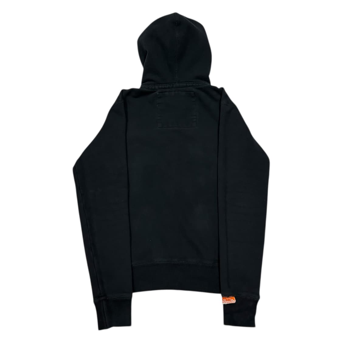 슈퍼드라이 빈티지 재팬 Y2K 스펠로고 기모 후드집업 자켓 블랙 S 상품이미지3