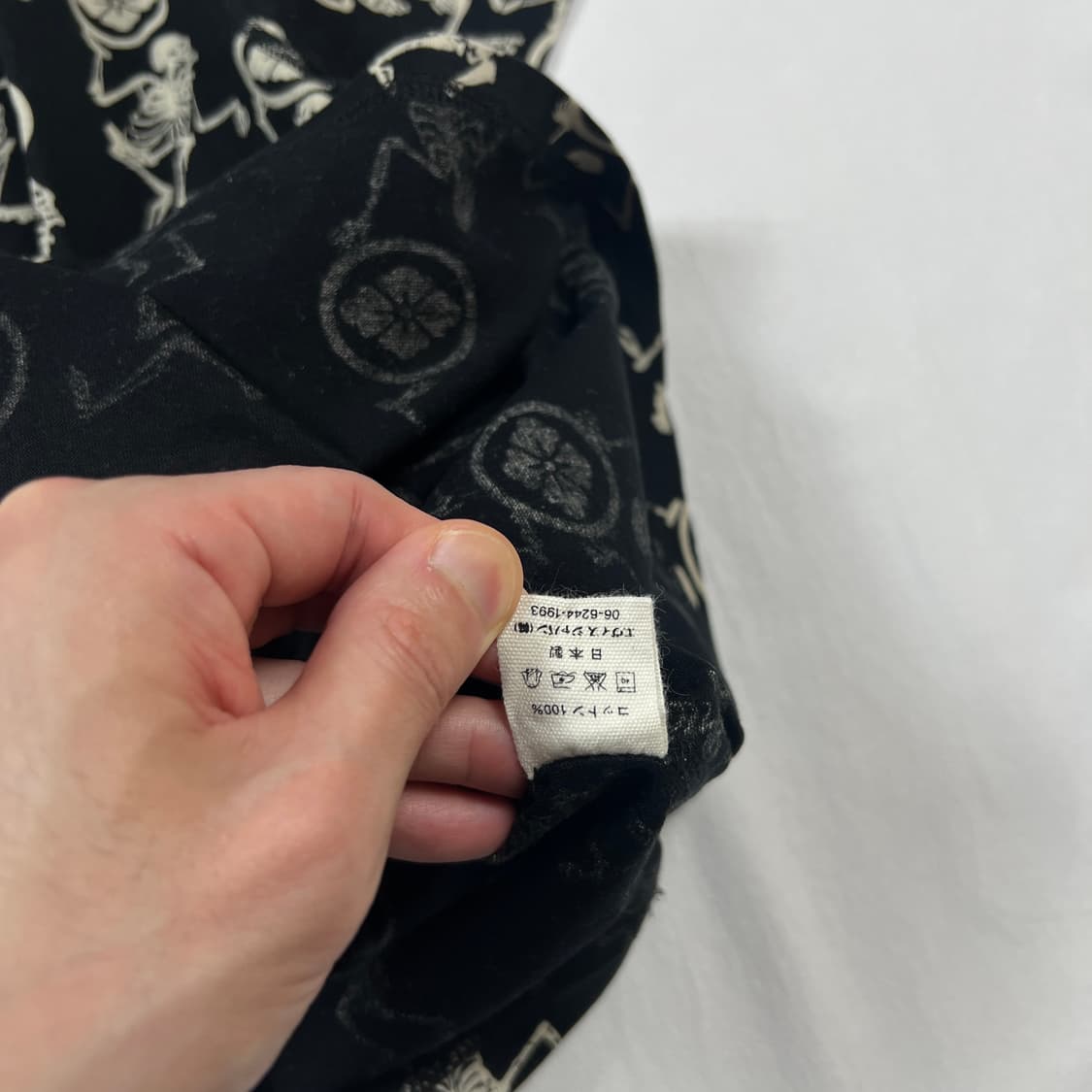 에비수 hidehiko yamane 해골 스컬 프린트 반팔티 상품이미지8