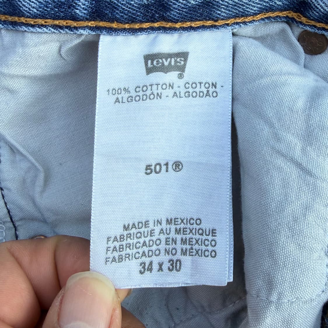 00s 리바이스 501 스트레이트 데님 (34)   상품이미지8