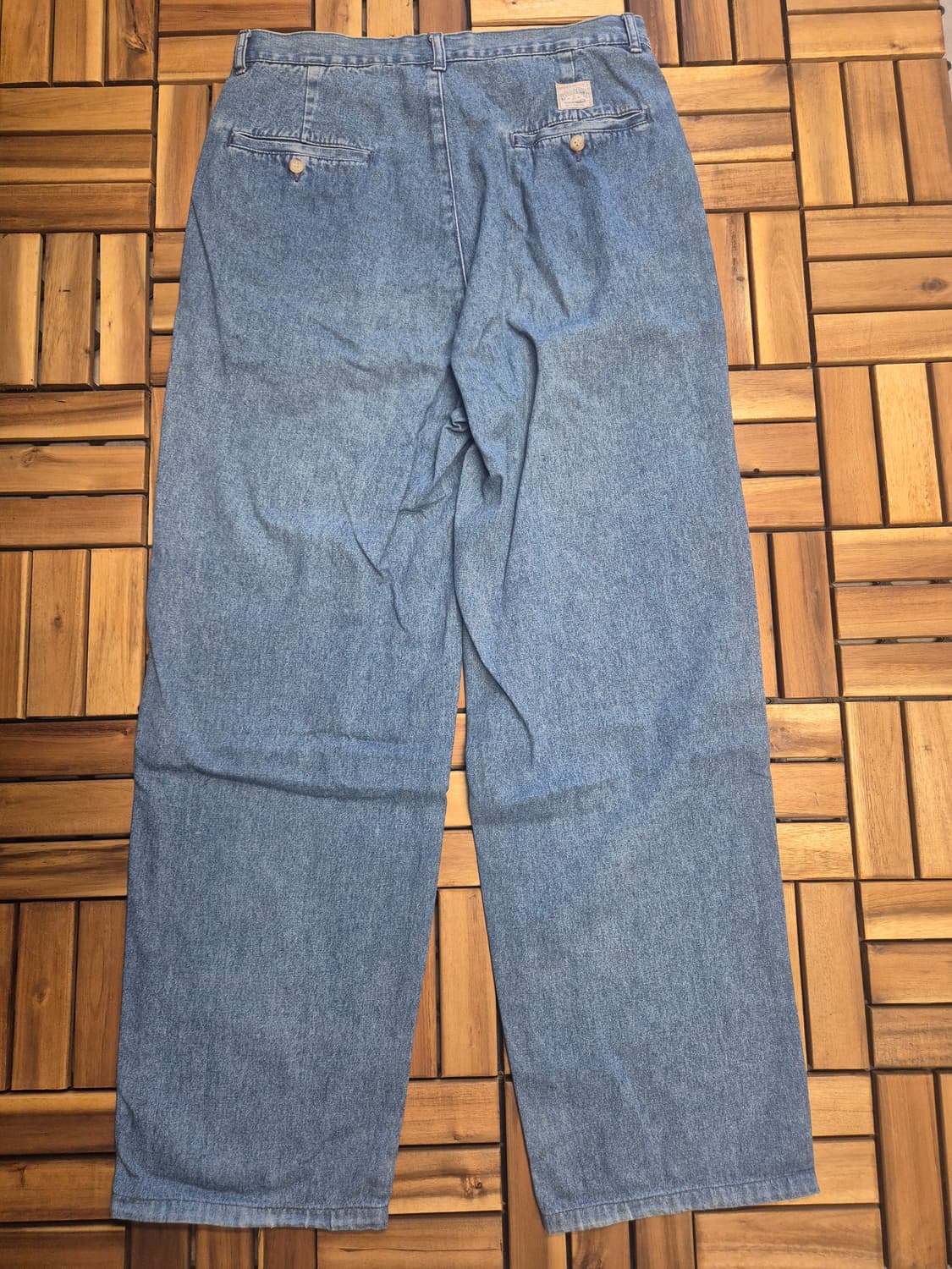 90s polo 폴로 'polo denim tag' 데님 치노 팬츠 상품이미지4