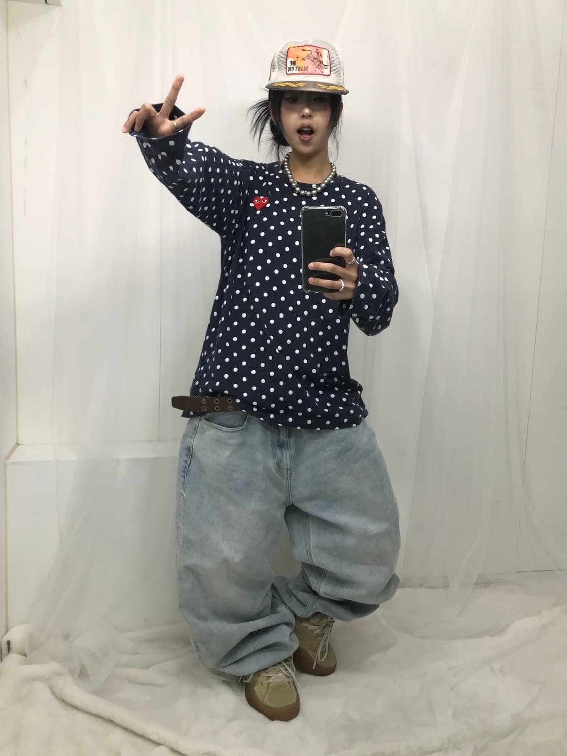 Comme des Garçons Heart Dots L/S 상품이미지6