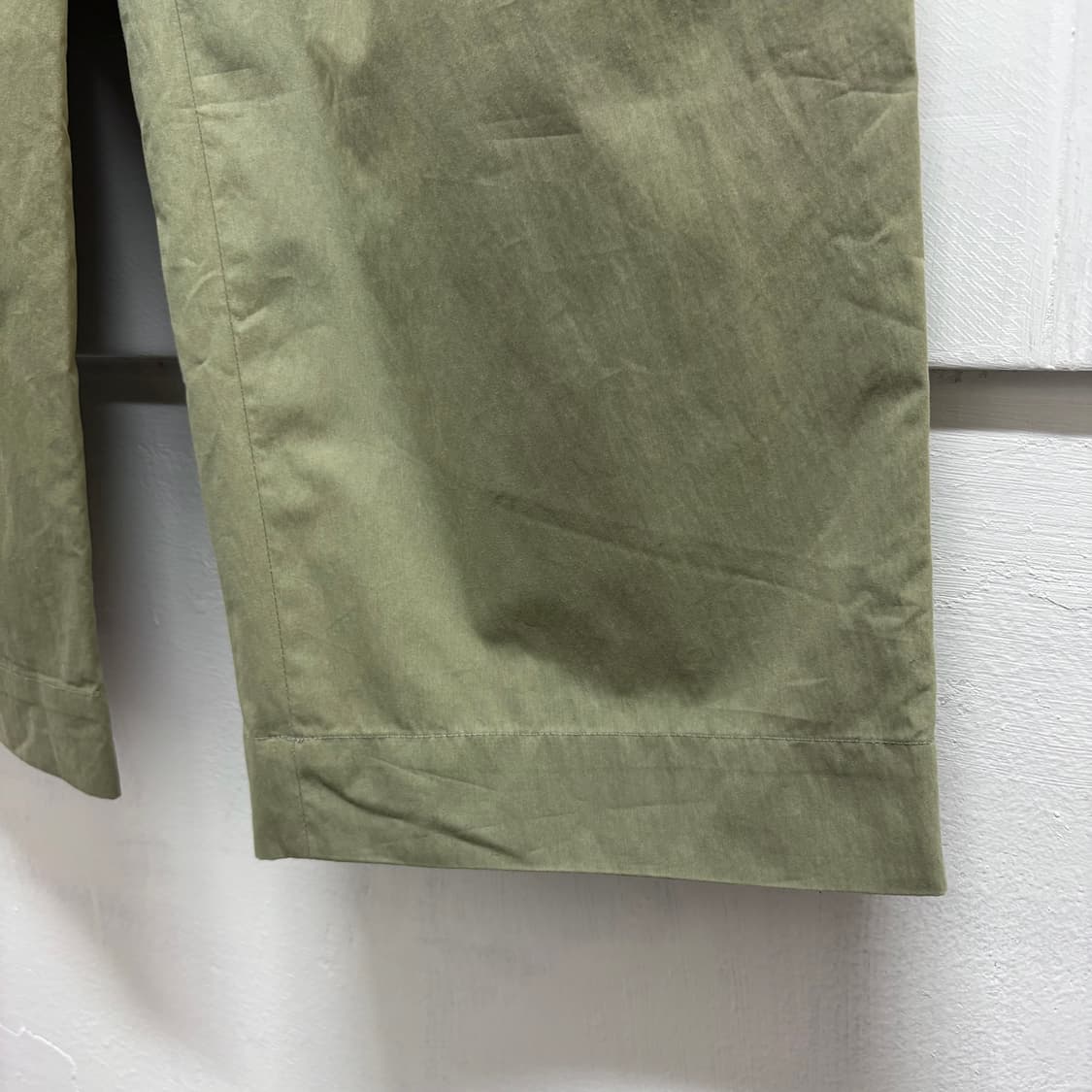 Current 커렌트 카키 와이드 팬츠 S 상품이미지3