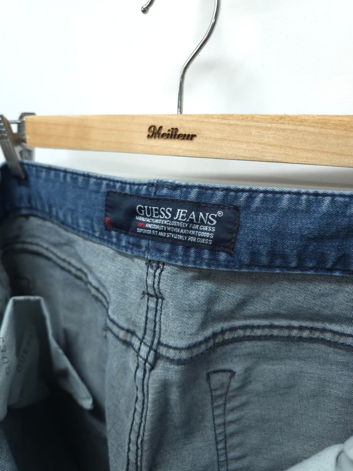 게스(GUESS) 슬림 스트레이트 중청 데님 팬츠 (30사이즈) 상품이미지8