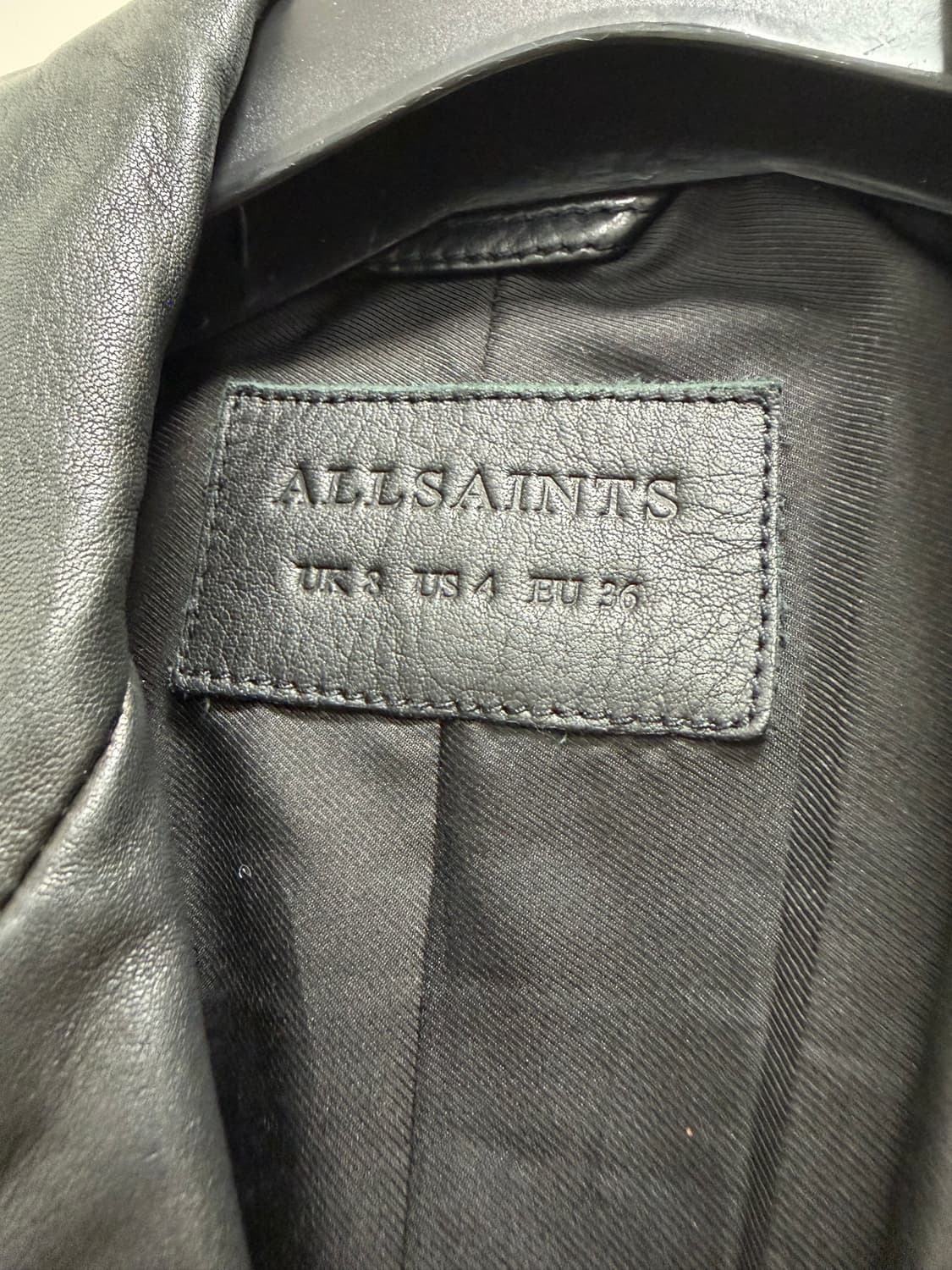 올세인츠 달비 바이커 가죽 라이더 자켓 상품이미지3