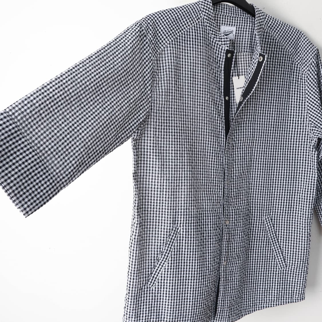 100/새상품 파르티멘토 시어서커 7부 셔츠자켓 상품이미지4