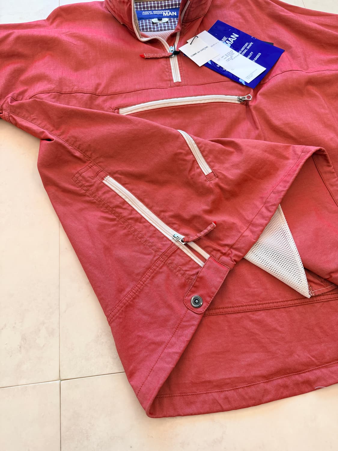 [L] 1회착 준야와타나베 나일론 샴브레이 아노락 자켓 상품이미지7