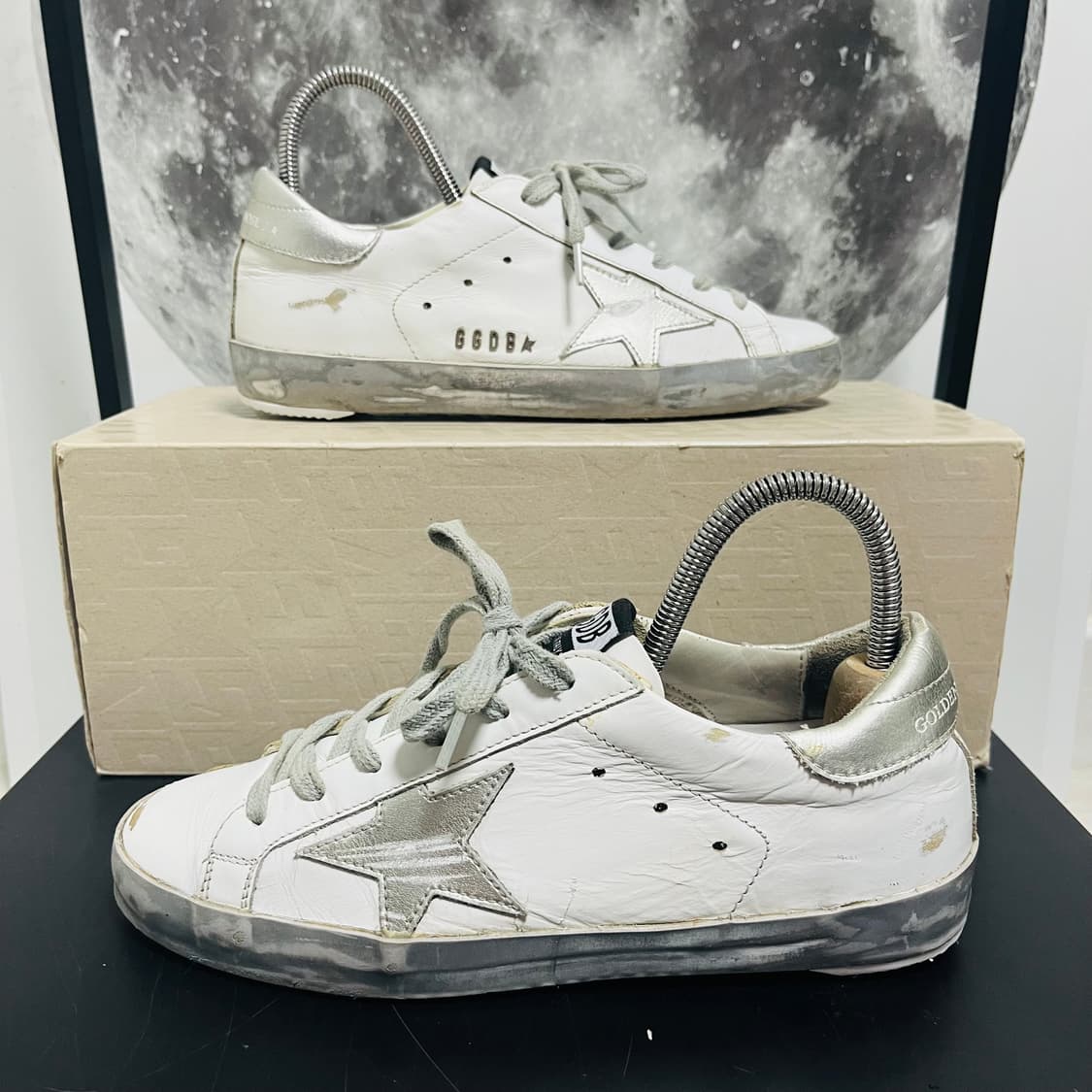 정품 36) 골든구스 스파클 실버 스니커즈 230~235 상품이미지1