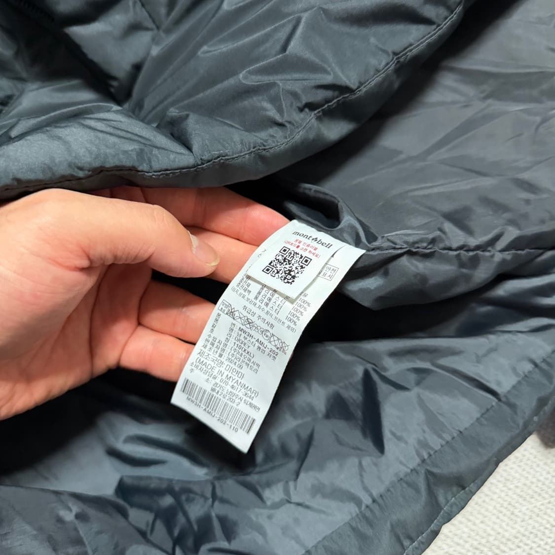 몽벨 부스터 나일론 패딩자켓 상품이미지3