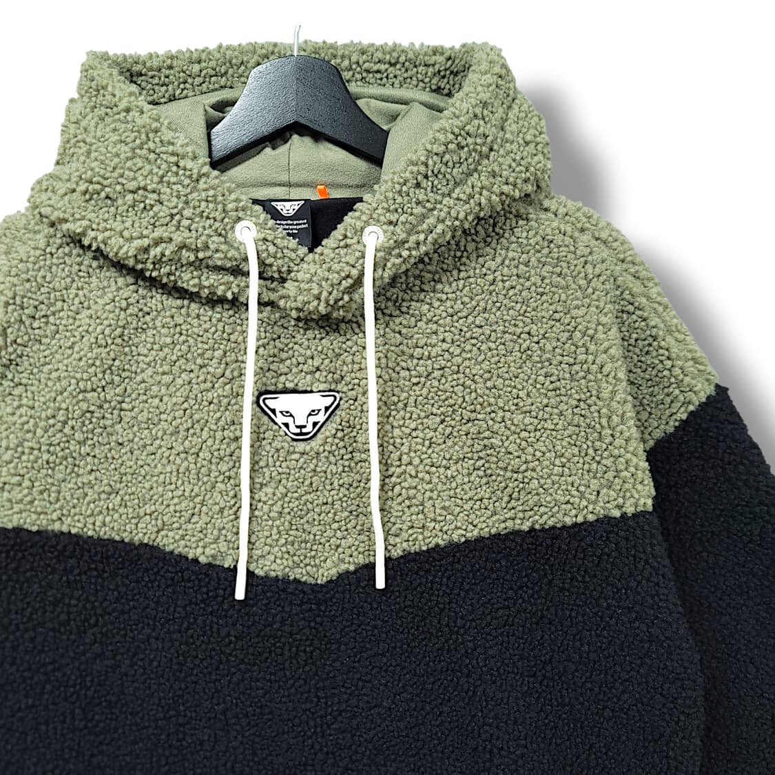 [M] 다이나핏 라이트 카키&블랙 후드 플리스 상품이미지3