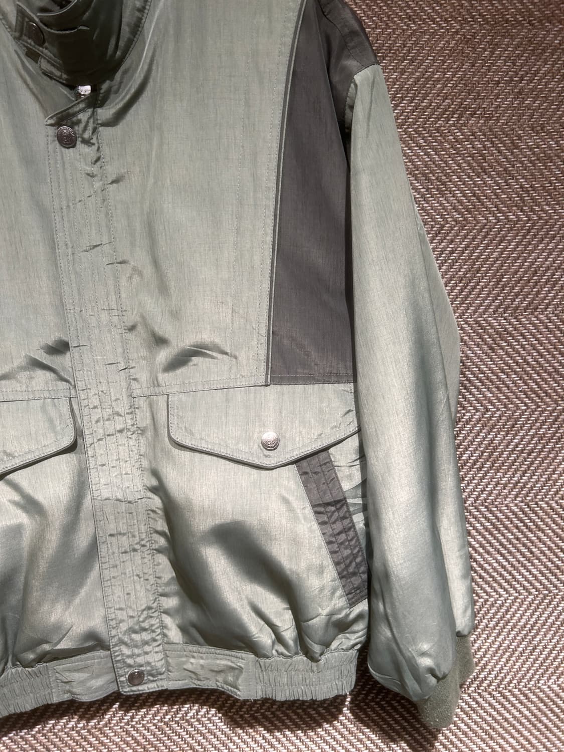 애프터 임프레션 투톤 패널 해링턴자켓 상품이미지5