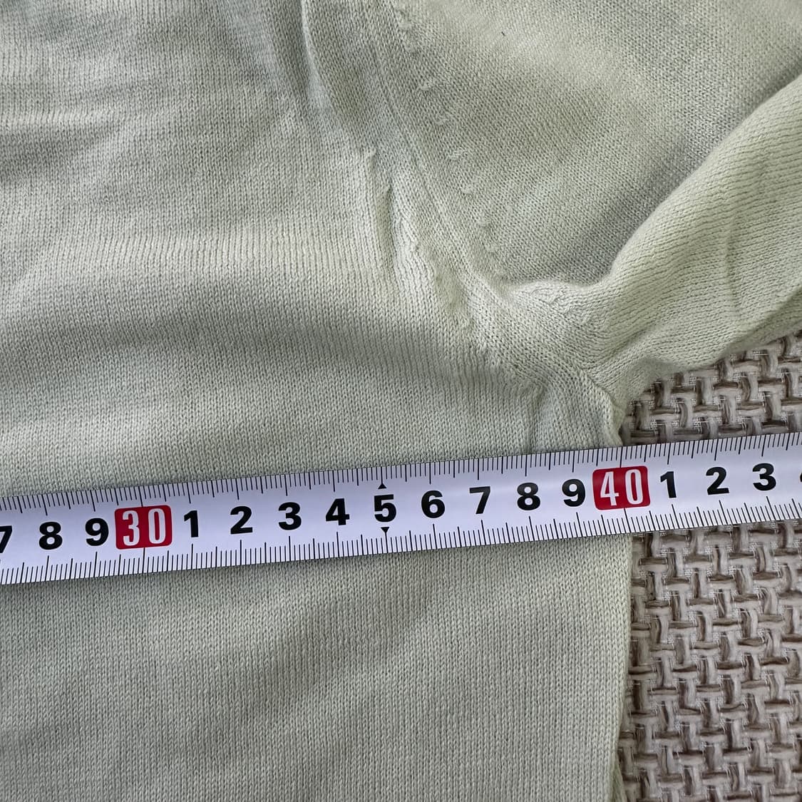 S 유니클로 립 니트 반팔 0410D 상품이미지4