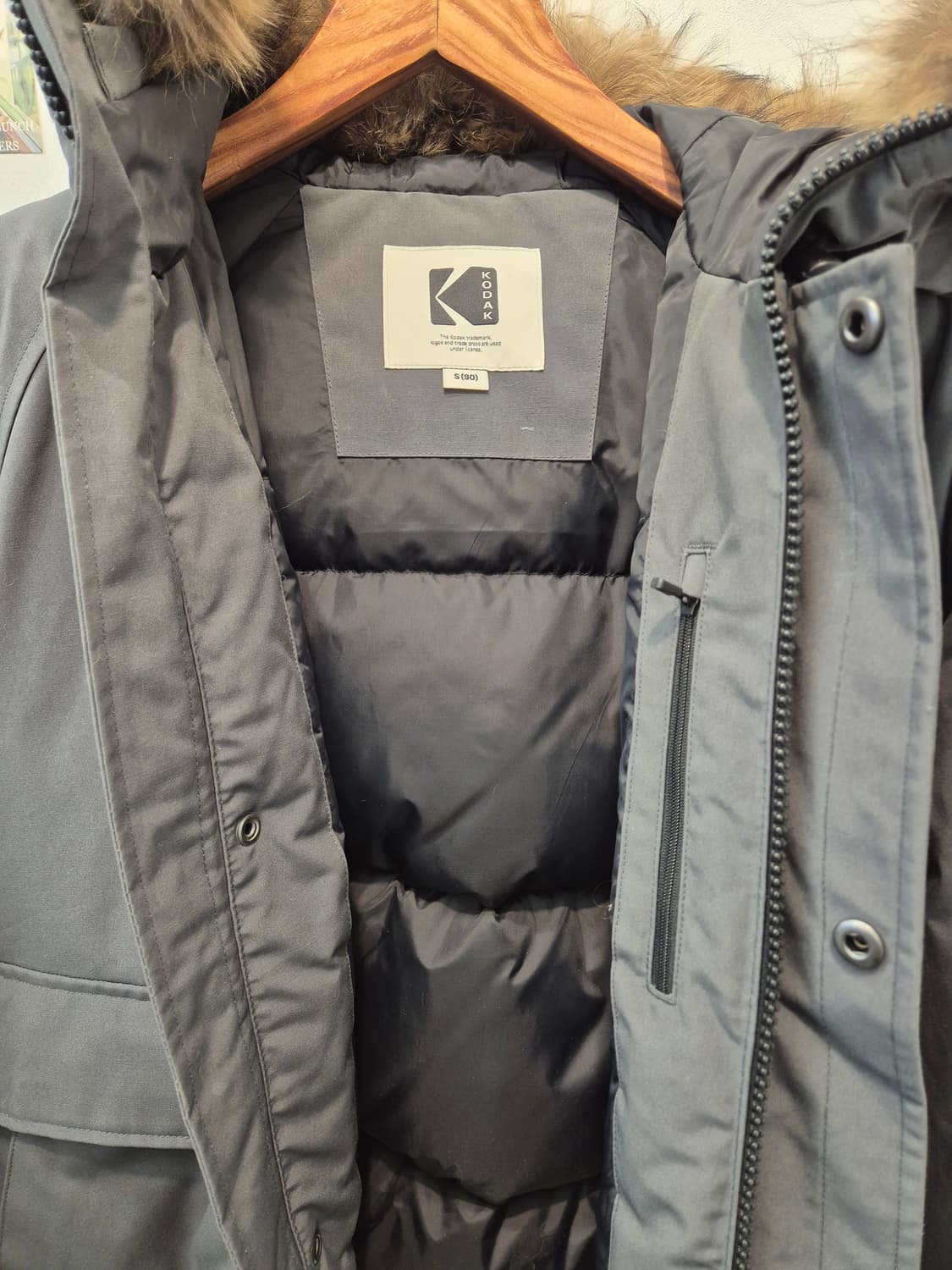 코닥의 따뜻한 회색 다운 패딩 90
 상품이미지6