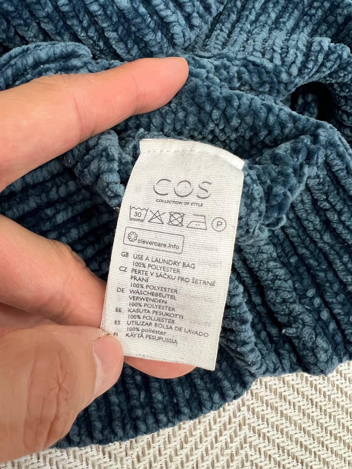 정품) COS 코스 여성 하프집업 XS 상품이미지7