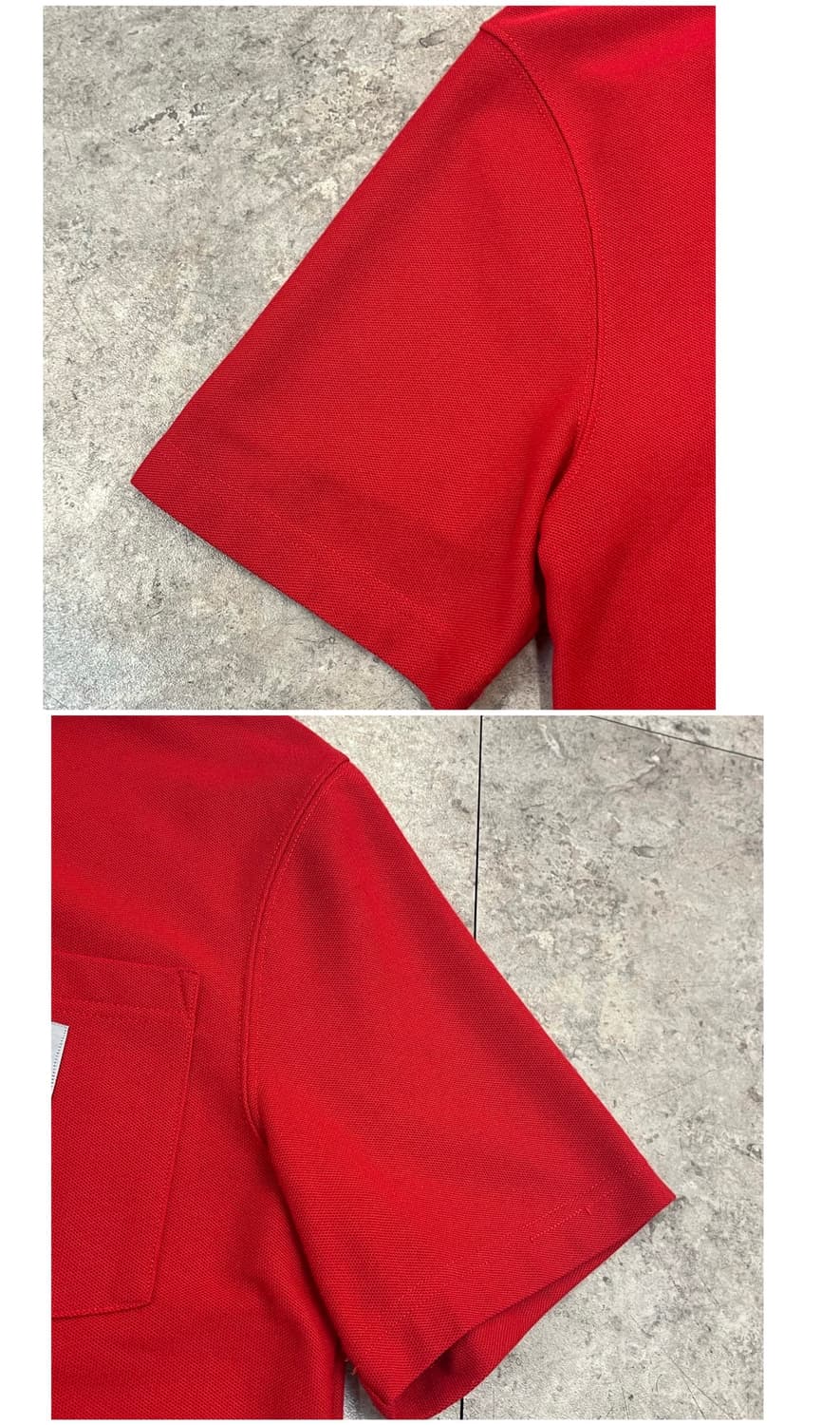 칼하트 포켓 반팔 카라티 레드 S #csz3399 상품이미지7