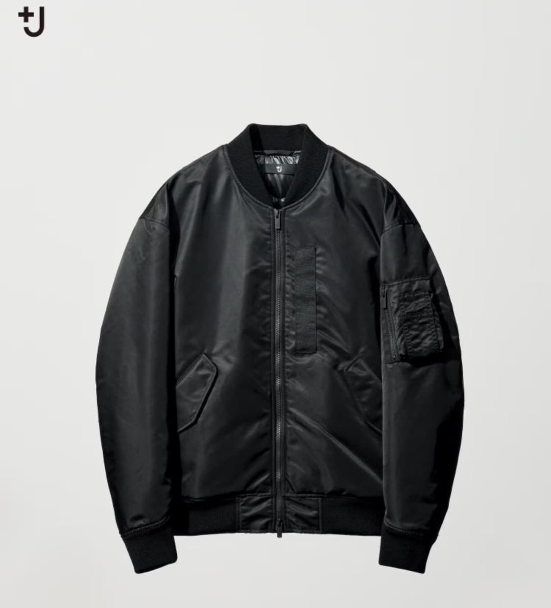 유니클로 J+ 질샌더 ma-1 블랙 M사이즈 상품이미지1