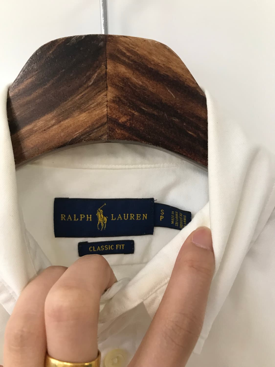 폴로 랄프로렌 화이트 옥스포드 셔츠 상품이미지6