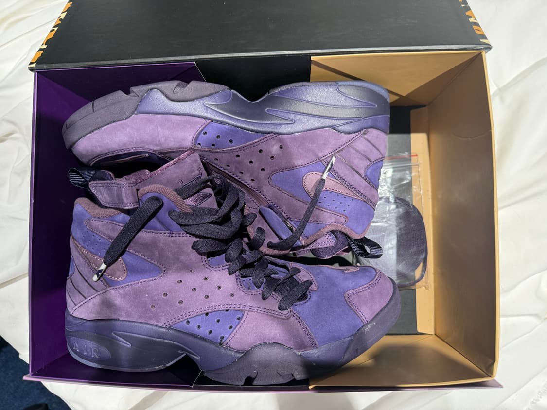 민트급 나이키 KITH 콜라보 퍼플 운동화 255mm 상품이미지4