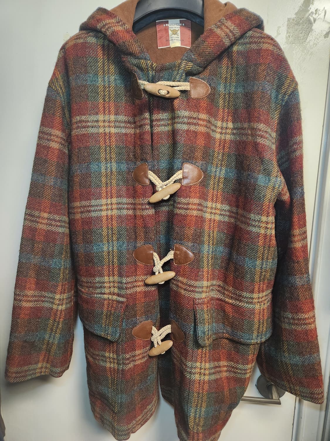 bigi 체크 더플 코트 L 상품이미지1